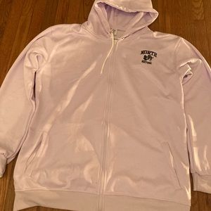 NorthNatured embroidered fleece hoodie